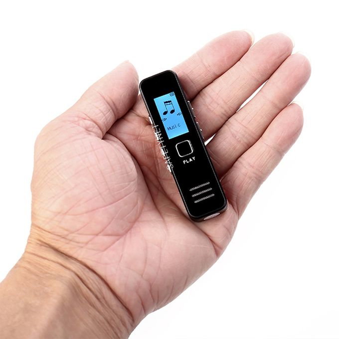 SAFETY NET Mini Digital Voice Recorder, Built in Speaker, Professional Audio Recorder MP3 Player TF Card Dictaphone Record Microphone Sound Recording