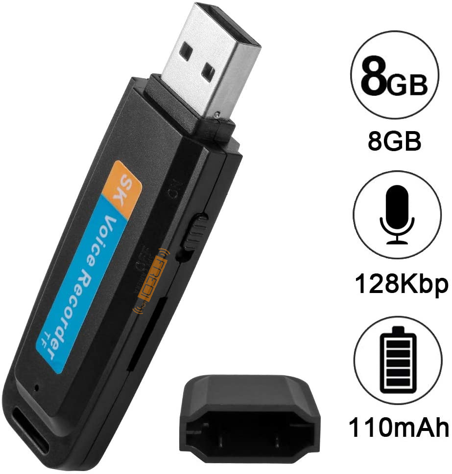 FREDI HD PLUS USB Pen Drive SK Voice Recorder USB Pen Drive Voice Recorder, Audio Recorder, Hidden Spy