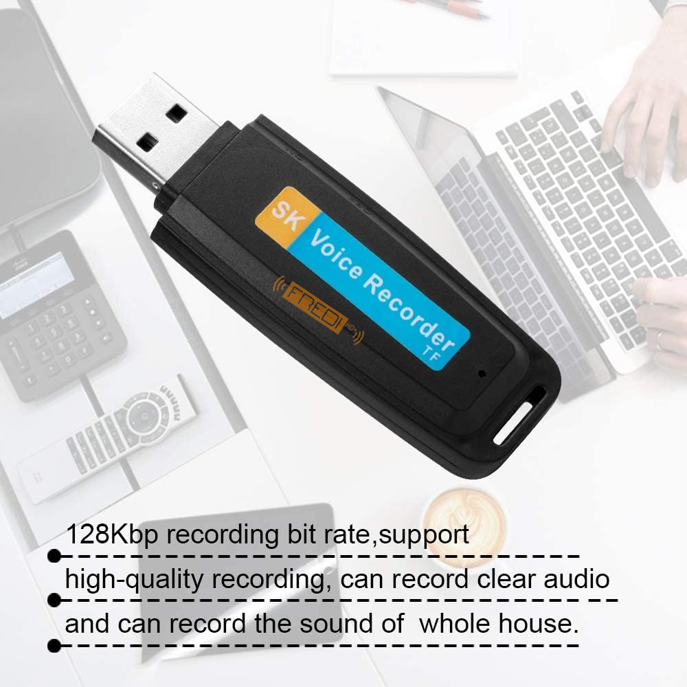 FREDI HD PLUS USB Pen Drive SK Voice Recorder USB Pen Drive Voice Recorder, Audio Recorder, Hidden Spy