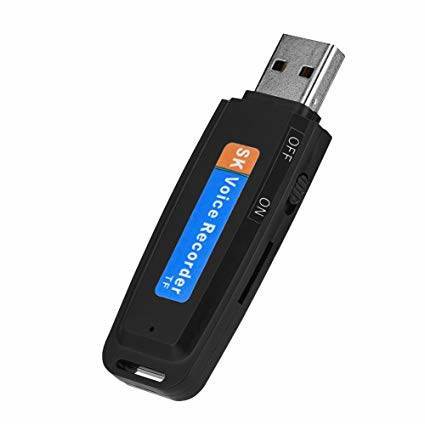 SAFETY NET Digital USB Pen Drive Voice Recorder Clear Audio Recording Hidden USB Audio Voice Recorder Without Light Support 8GB Card | (Black, NO Memory Card)