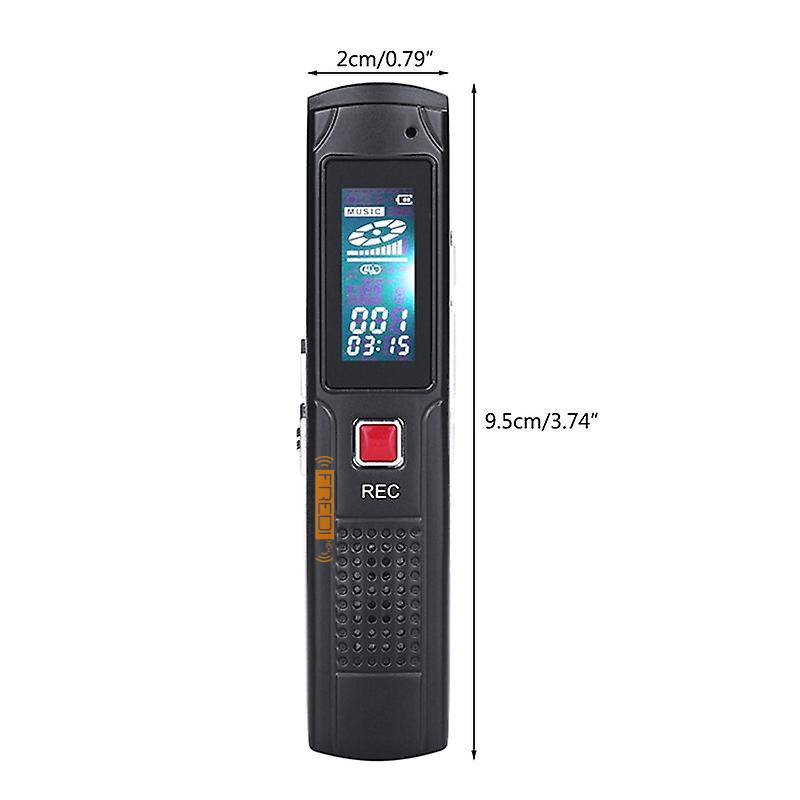  FREDI HD PLUS 8GB Digital Voice Recorder Dictaphone Phone Voice Record for Meetings Lessons +mp3 Player Mini Digital Audio Recorder Voice Recorder MP3 Player