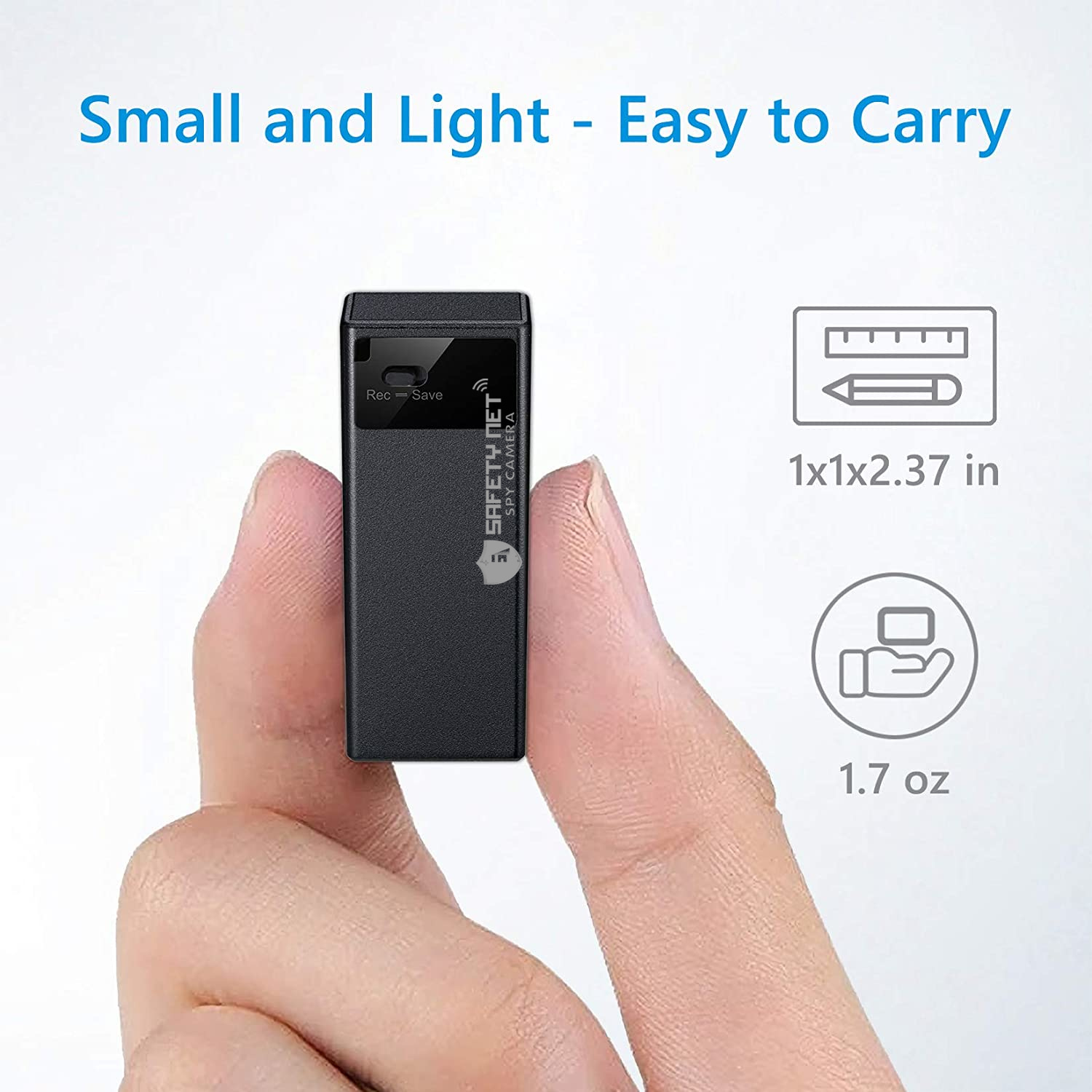 SAFETY NET 2020 Newest Portable Mini Voice Recorder with Password for Study, Business Meetings and Self-Creation , Magnetic with 15 Days Constant Recording With Inbuilt 64 GB SD CARD